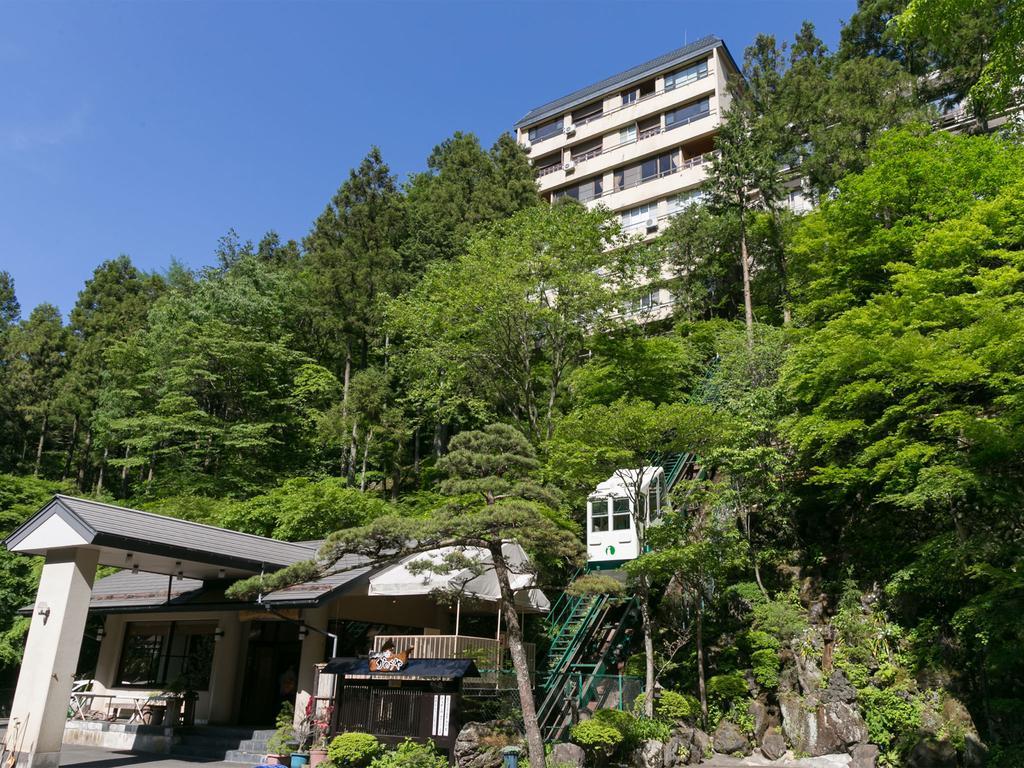Kanouya Hotel Shibukawa Bagian luar foto