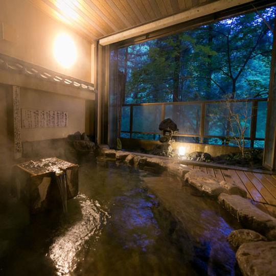 Kanouya Hotel Shibukawa Bagian luar foto