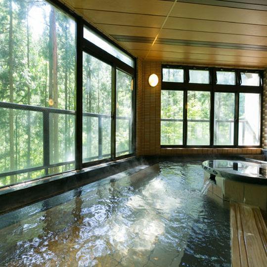 Kanouya Hotel Shibukawa Bagian luar foto