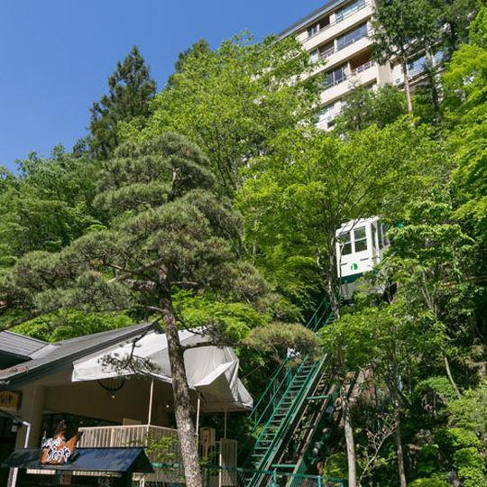 Kanouya Hotel Shibukawa Bagian luar foto