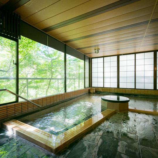 Kanouya Hotel Shibukawa Bagian luar foto