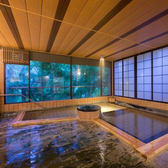 Kanouya Hotel Shibukawa Bagian luar foto