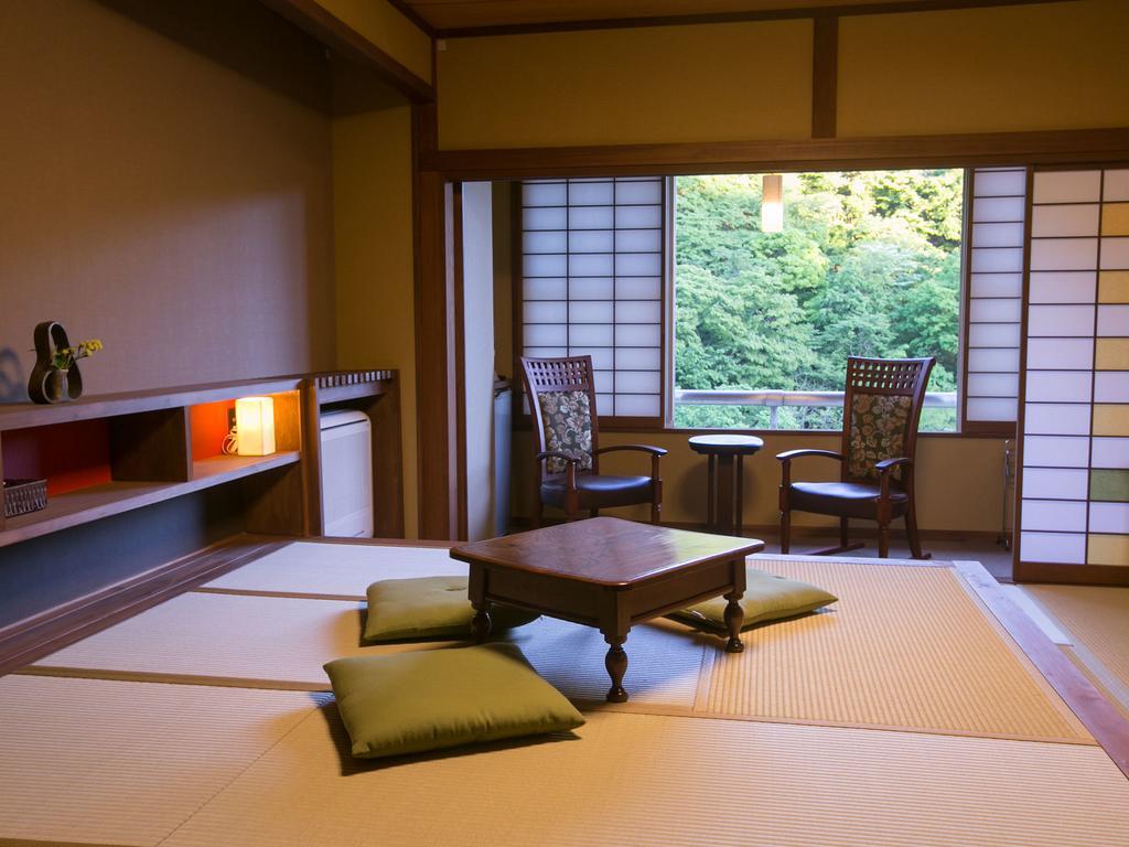 Kanouya Hotel Shibukawa Bagian luar foto