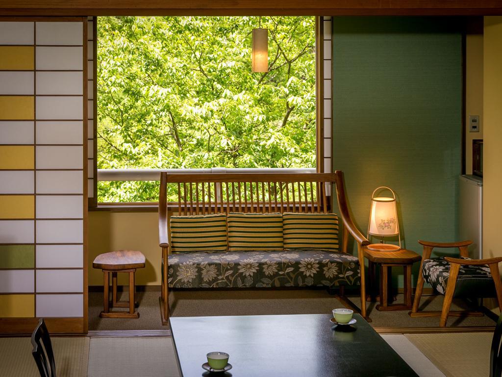 Kanouya Hotel Shibukawa Bagian luar foto